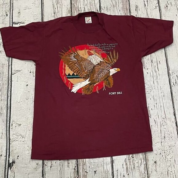 Vintage 90s Fort Sill Oklahoma United States Army Field Artillery 1990s tshirt - Picture 1 of 5